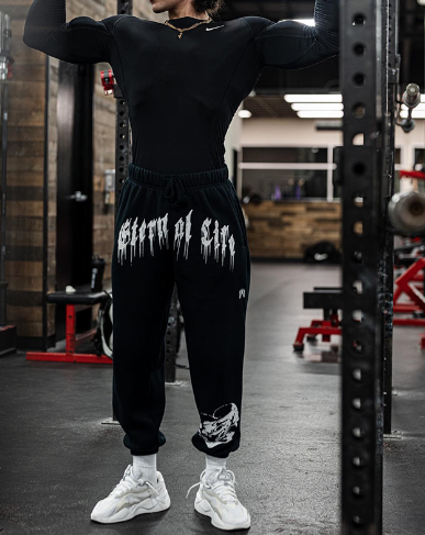 Men's Cotton Gym Joggers for Fitness and Sports (Single)