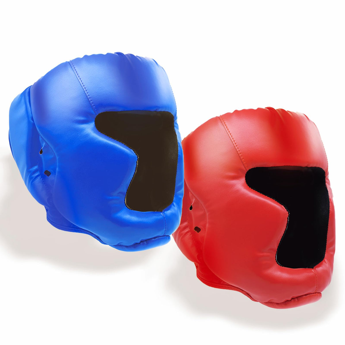 2 Pack Boxing Headgear Boxing Gear Equipment Taekwondo Sparring Gear MMA Gear Muay Thai Boxing Safety Helmet Boxing Protective Gear for Men Women Beginner(Blue and Red)
