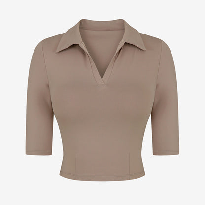 Breathable Yoga & Fitness Short-Sleeve T-Shirt for Women