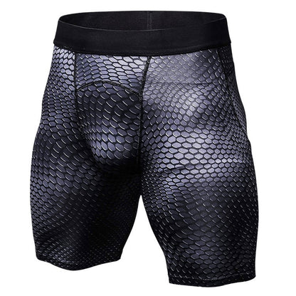 Men's 3D Printed Fitness Running Pants