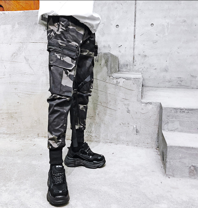 Men's Camouflage Joggers and Cargo Pants for Students