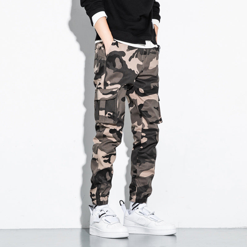 Men's Camouflage Joggers and Cargo Pants for Students