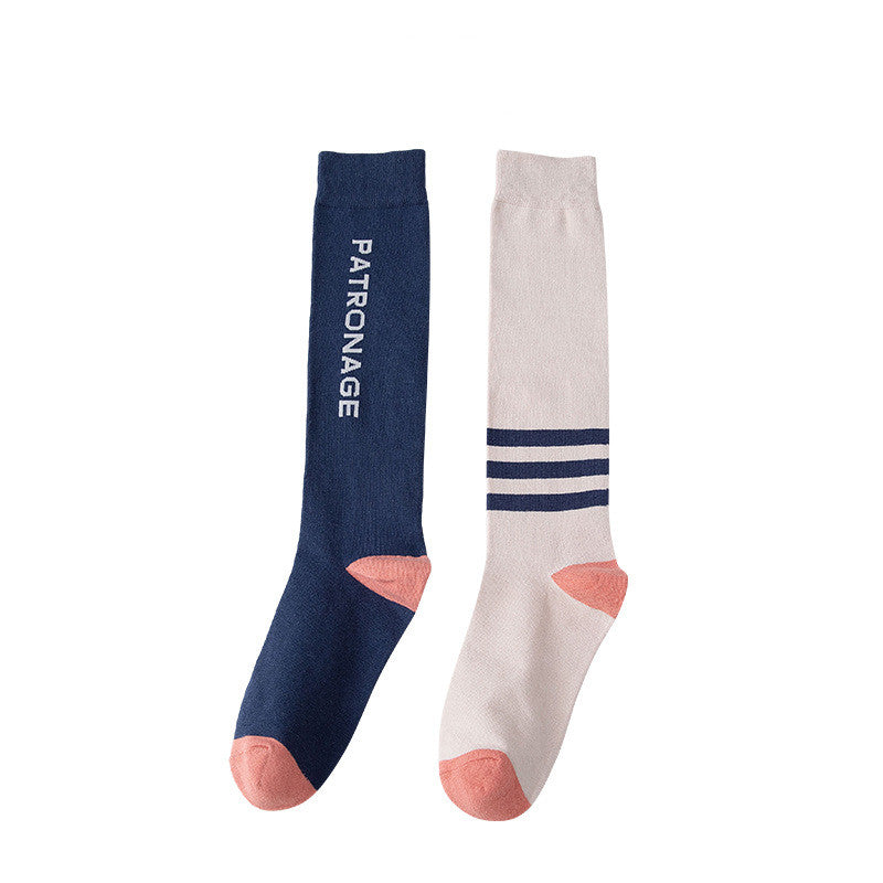 Women's Calf Fashion Football Fitness Socks
