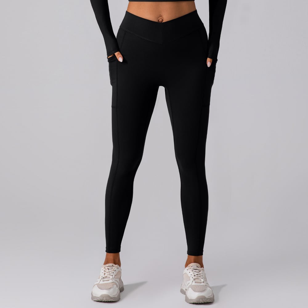Belly Shaping Sports Running Workout Leggings