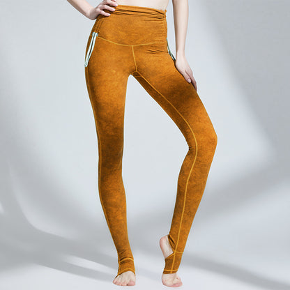 Drawstring Yoga Pants for Foot Exercise Fitness