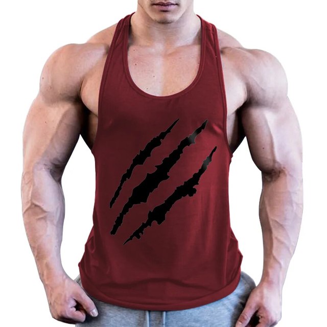Plus Size Men's Sleeveless Beast Fitness Training Vest