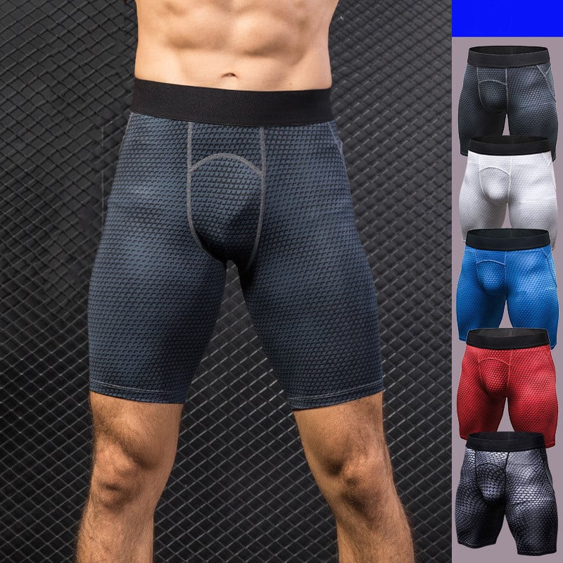 Men's 3D Printed Fitness Running Pants