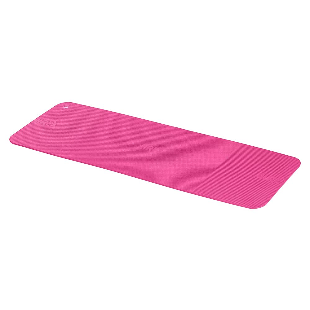 AIREX Fitline 140 Premium Exercise Mat - Home Workout Mat for Rehabilitation Strength Training Water Aerobics Exercise Fitness Home Workouts 56" x 23" Pink Without Hanging Grommets