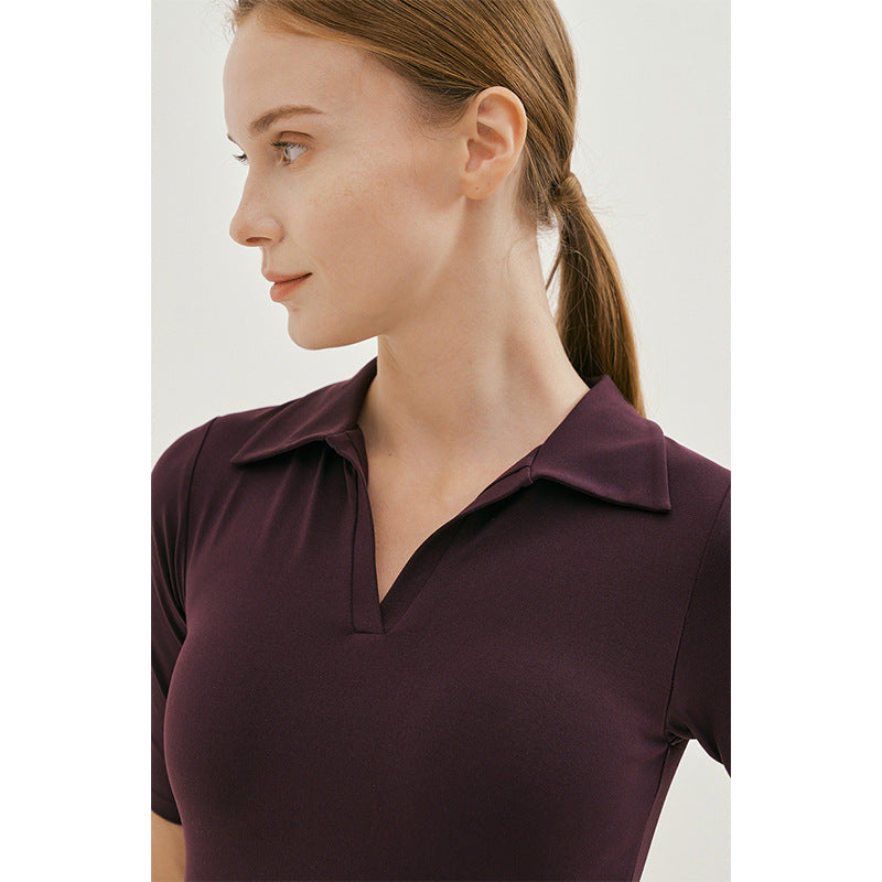 Breathable Yoga & Fitness Short-Sleeve T-Shirt for Women