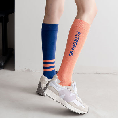 Women's Calf Fashion Football Fitness Socks