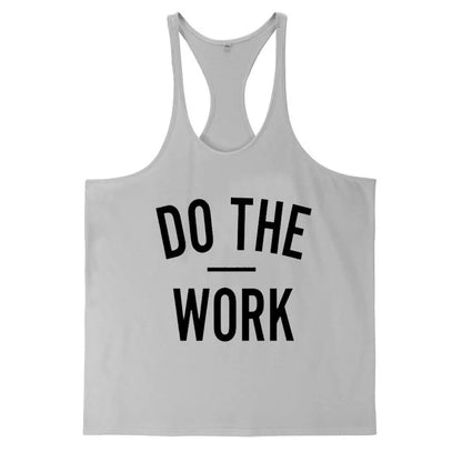 Men Muscle Gyms Workout Tank Tops Bodybuilding Y Back Sleeveless Vest Stringer Singlets Shirt Musclewear