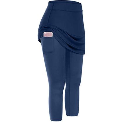 Casual Pocket Sports Skirt for Fitness and Yoga
