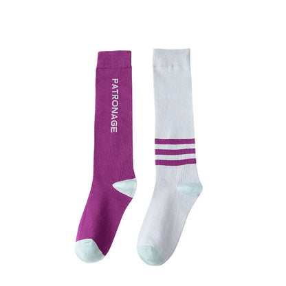 Women's Calf Fashion Football Fitness Socks