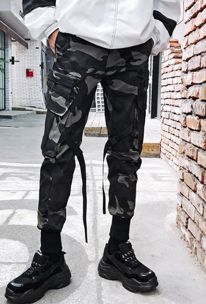 Men's Camouflage Joggers and Cargo Pants for Students