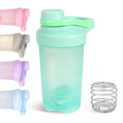 D.Y.A 16oz Shaker Bottle，Leak Proof Sports Shaker Cups for Protein Shakes，Shaker Bottle for Pre Workout and Travel To Go，BPA Free & Easy Clean Protein Shaker BottleGreen