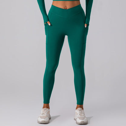 Belly Shaping Sports Running Workout Leggings