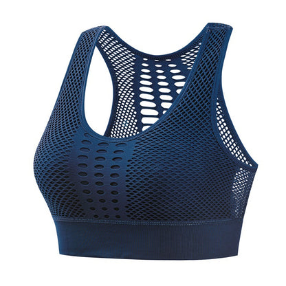 Women's Breathable Sports Bra for Running and Yoga