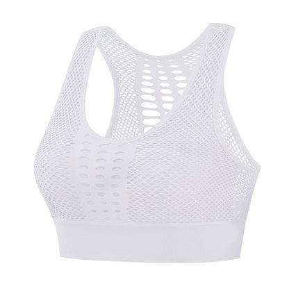Women's Breathable Sports Bra for Running and Yoga