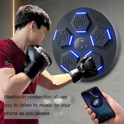 Smart Bluetooth Punching Machine with Light for Home Fitness