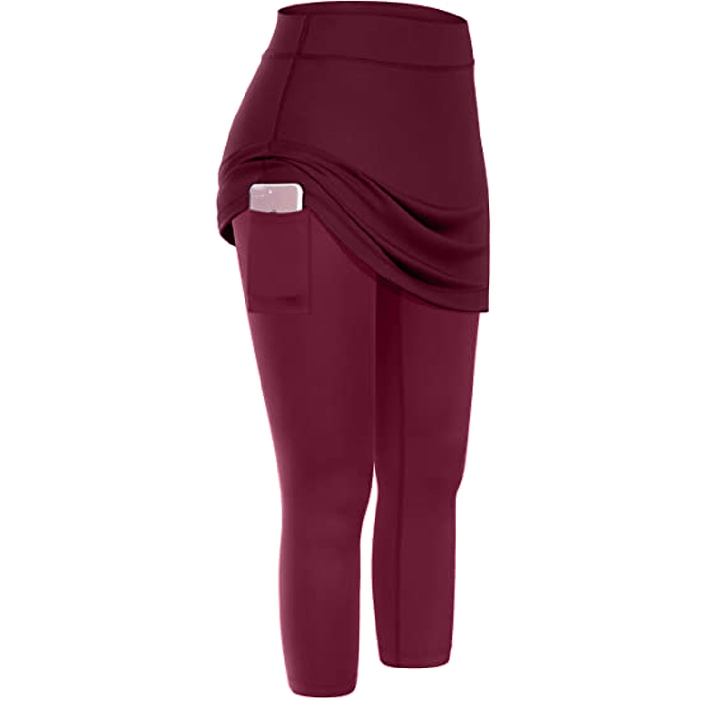Casual Pocket Sports Skirt for Fitness and Yoga