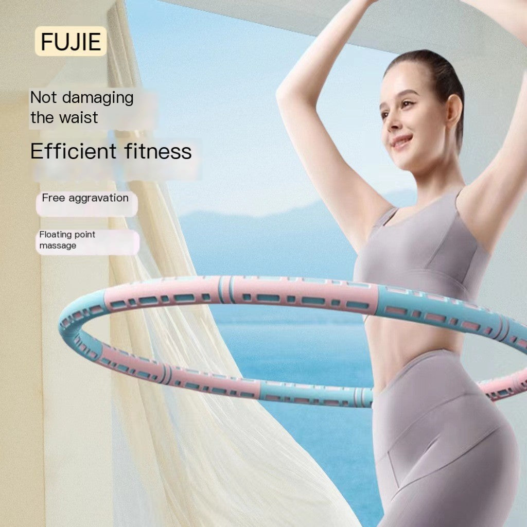 Two-tone Foam Hula Hoop for Adults and Kids, Adjustable