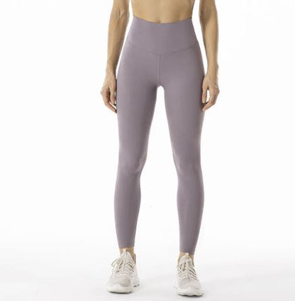 High-waisted Butt-lifting Sanded Fitness Pants