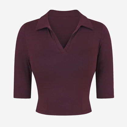 Breathable Yoga & Fitness Short-Sleeve T-Shirt for Women